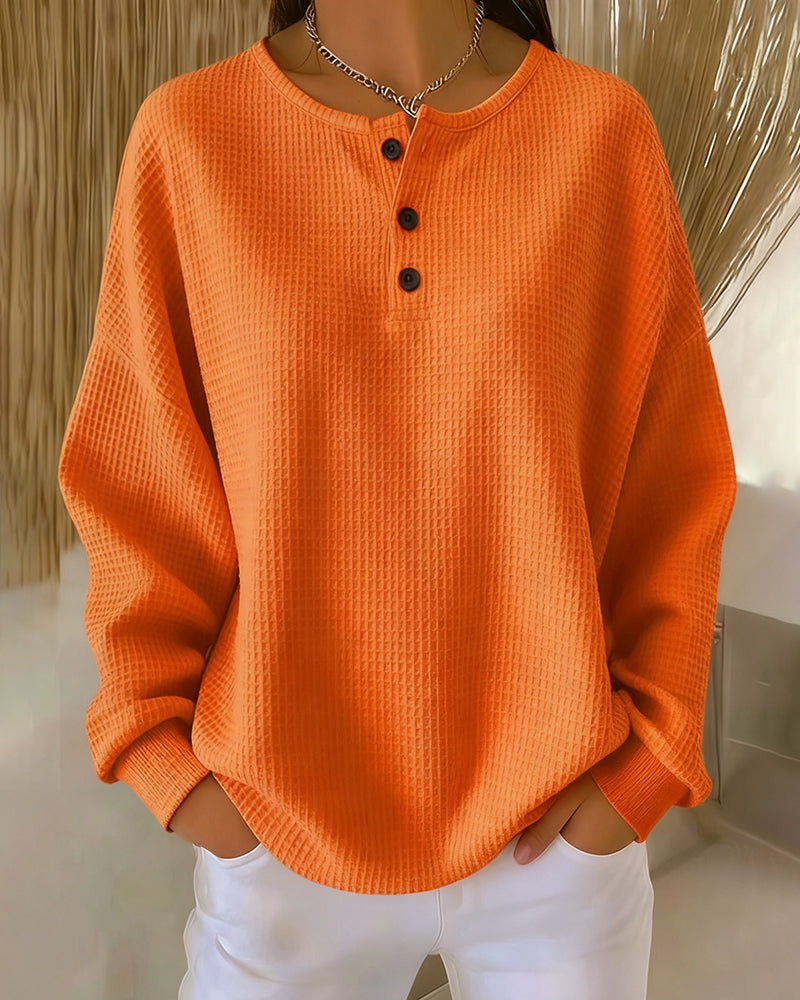 Modig Casual Långärmad Hoodie I Enfärg