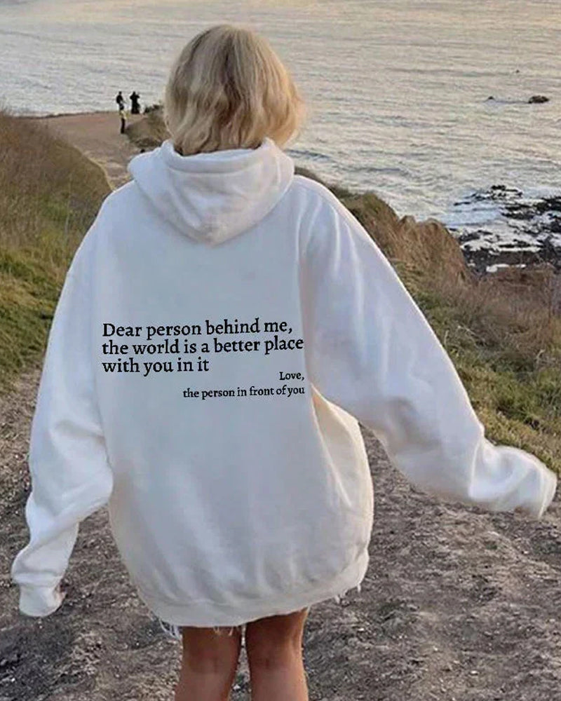 'Dear Person Behind Me' Tröja