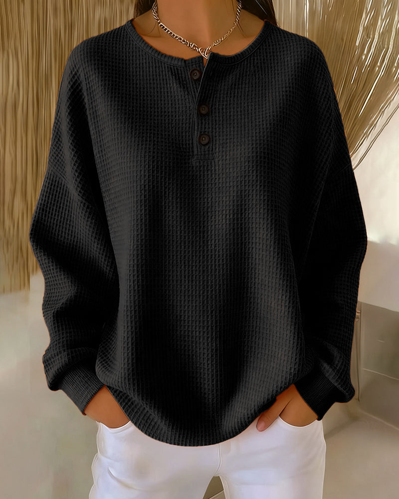 Modig Casual Långärmad Hoodie I Enfärg