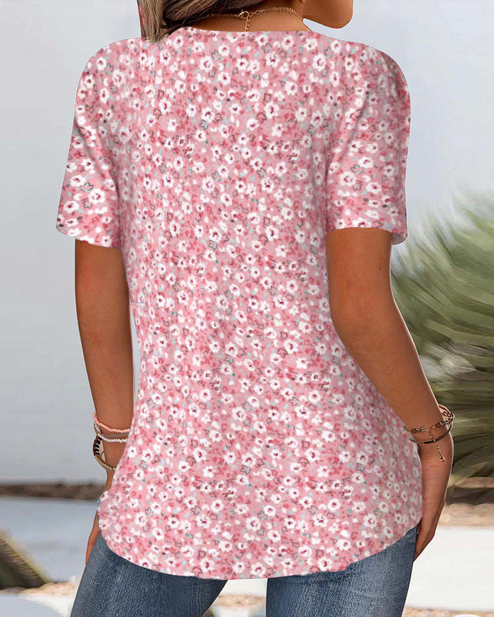 T-Shirt Tryckt Avslappnad Komfort