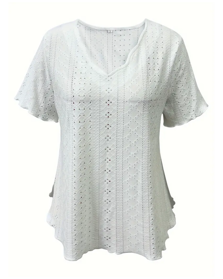 T-Shirt Med V-Ringning Och Holländsk Design