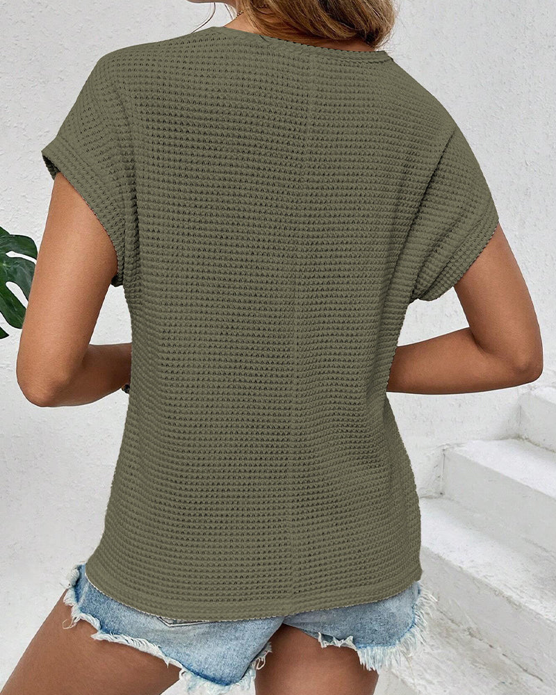 T-Shirt Raglan Nät Hål Ut Andningsbar