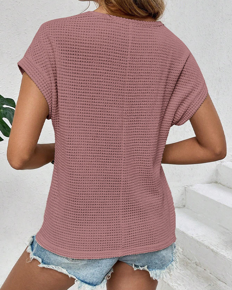 T-Shirt Raglan Nät Hål Ut Andningsbar
