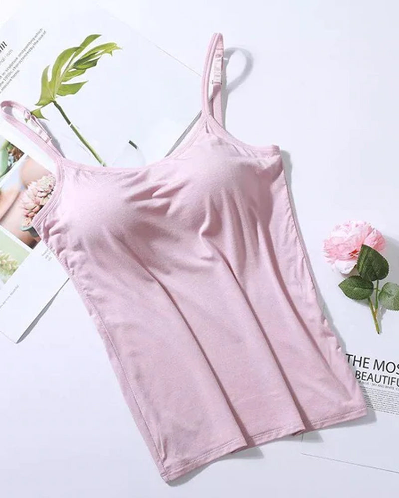 Camisole med inbyggd bh