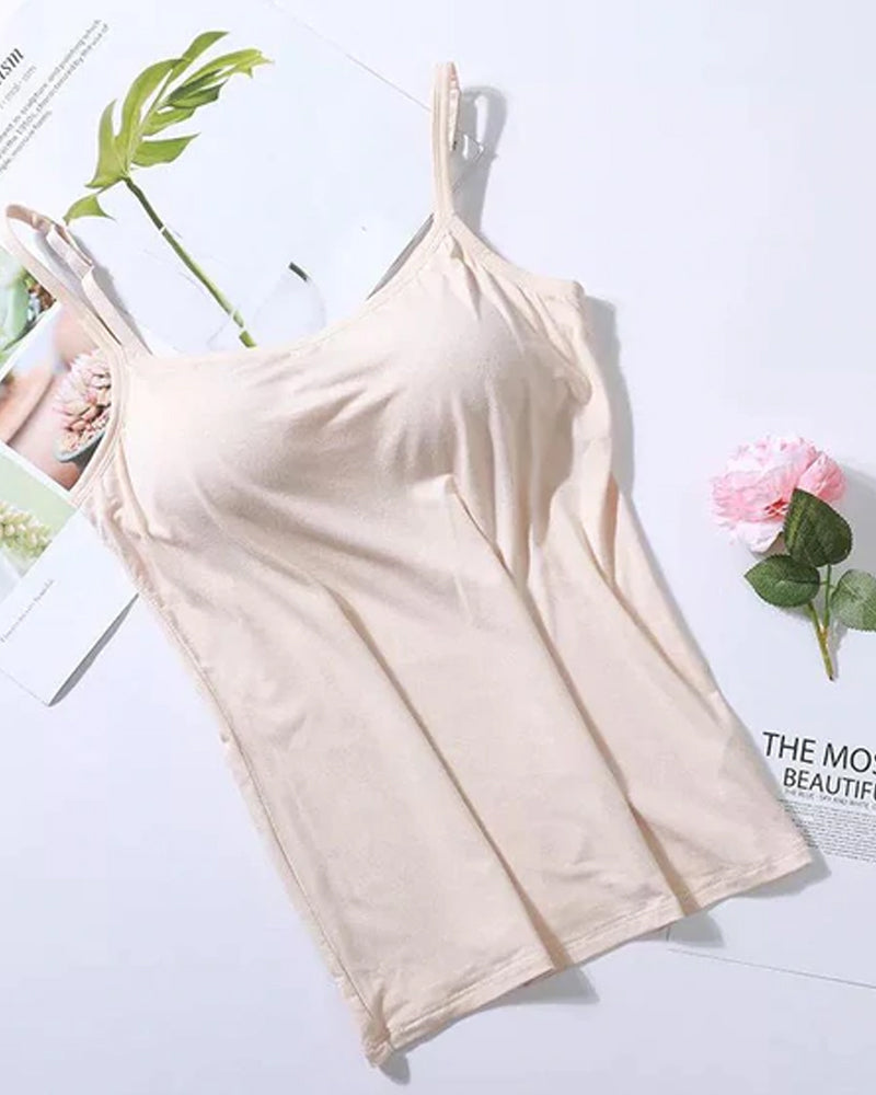 Camisole med inbyggd bh