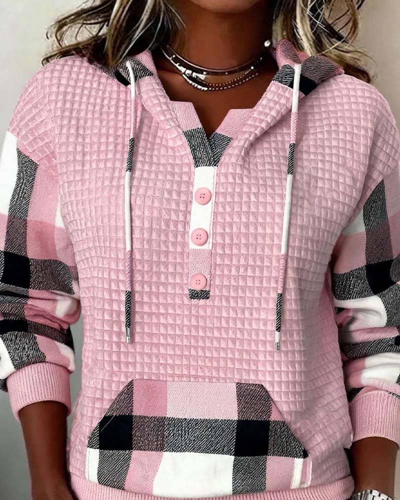 Hoodie Ruta Patchwork Casual