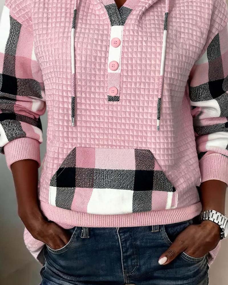 Hoodie Ruta Patchwork Casual